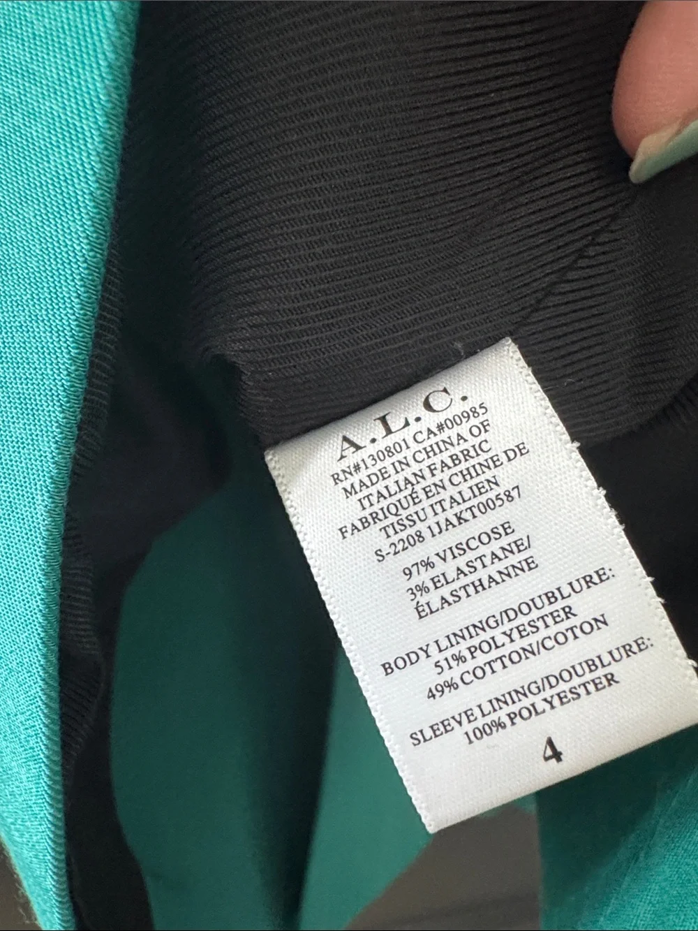 A.L.C. single button