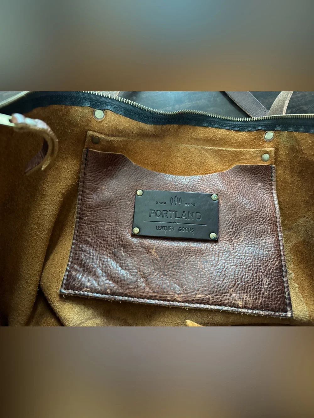 Portland Leather smoke overall