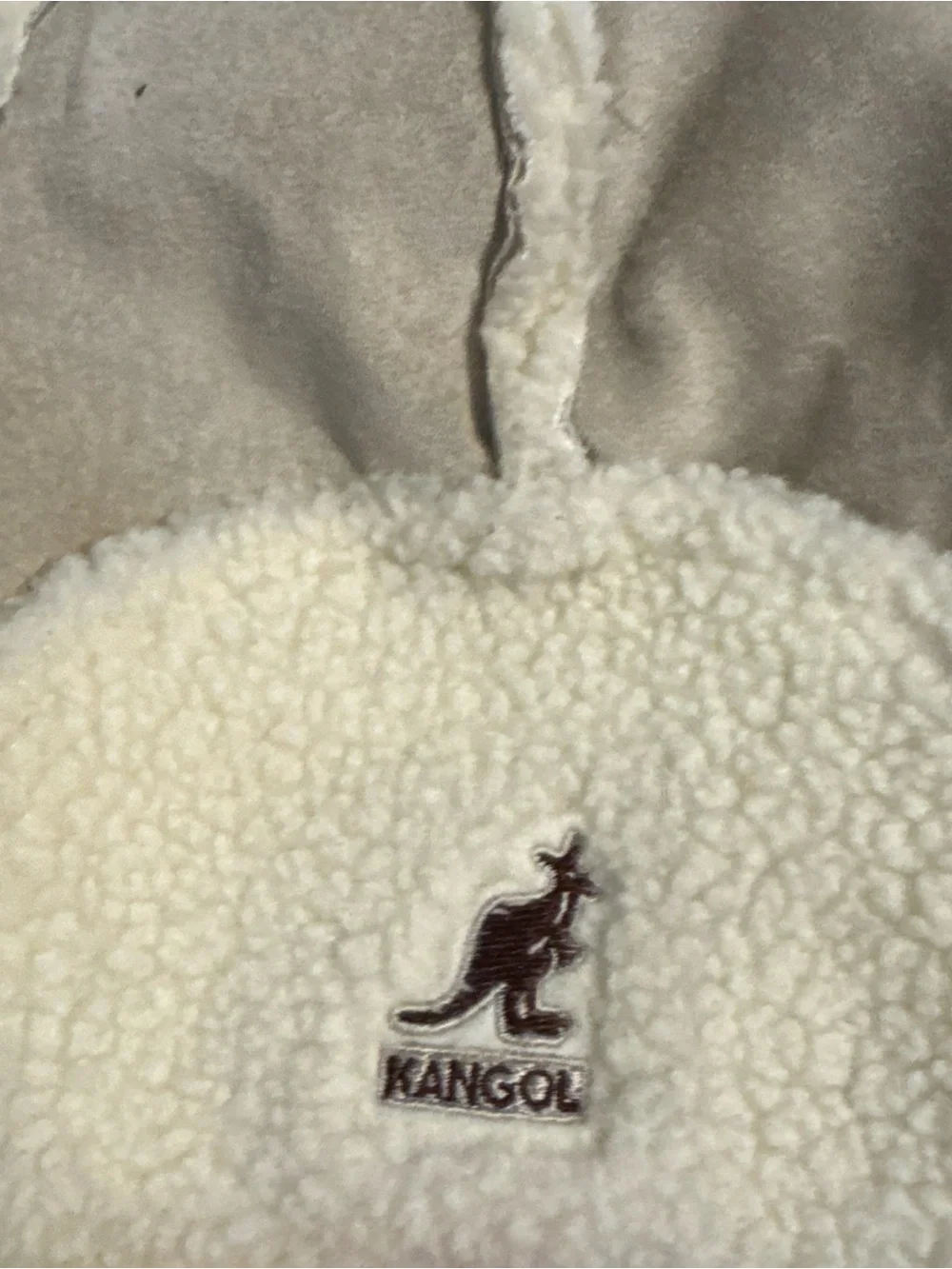 Unisex  Faux-Sherpa Trapper Hat - Cream