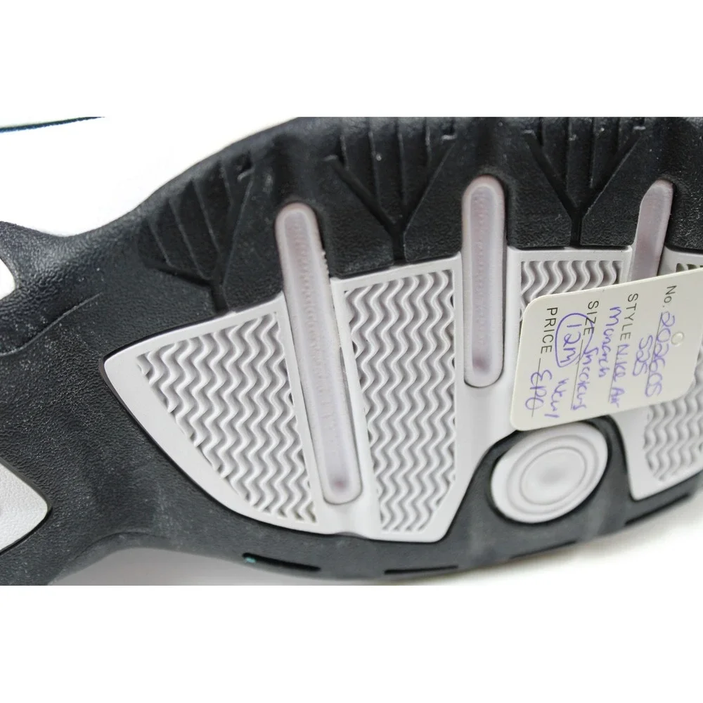 Nike Air Monarch IV Mens Training Shoes Sneakers Size 12 4E White Navy