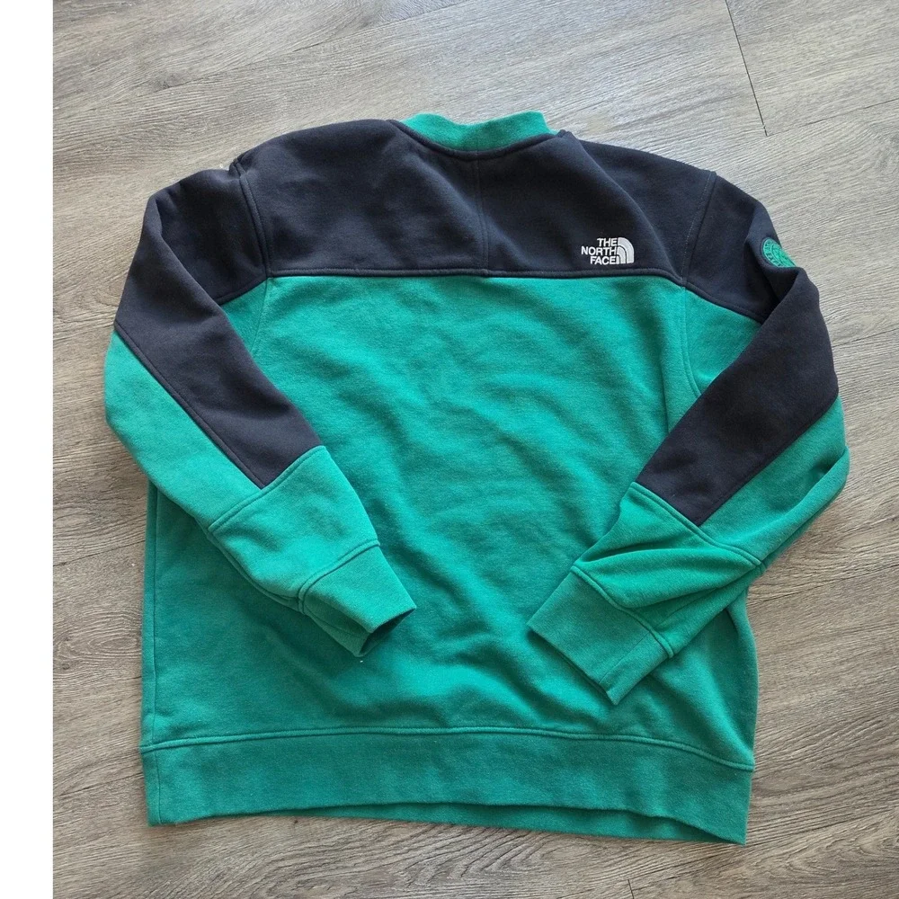 The North Face Sweatshirt Mens XL Green Black Expedition Proven Colorblock
