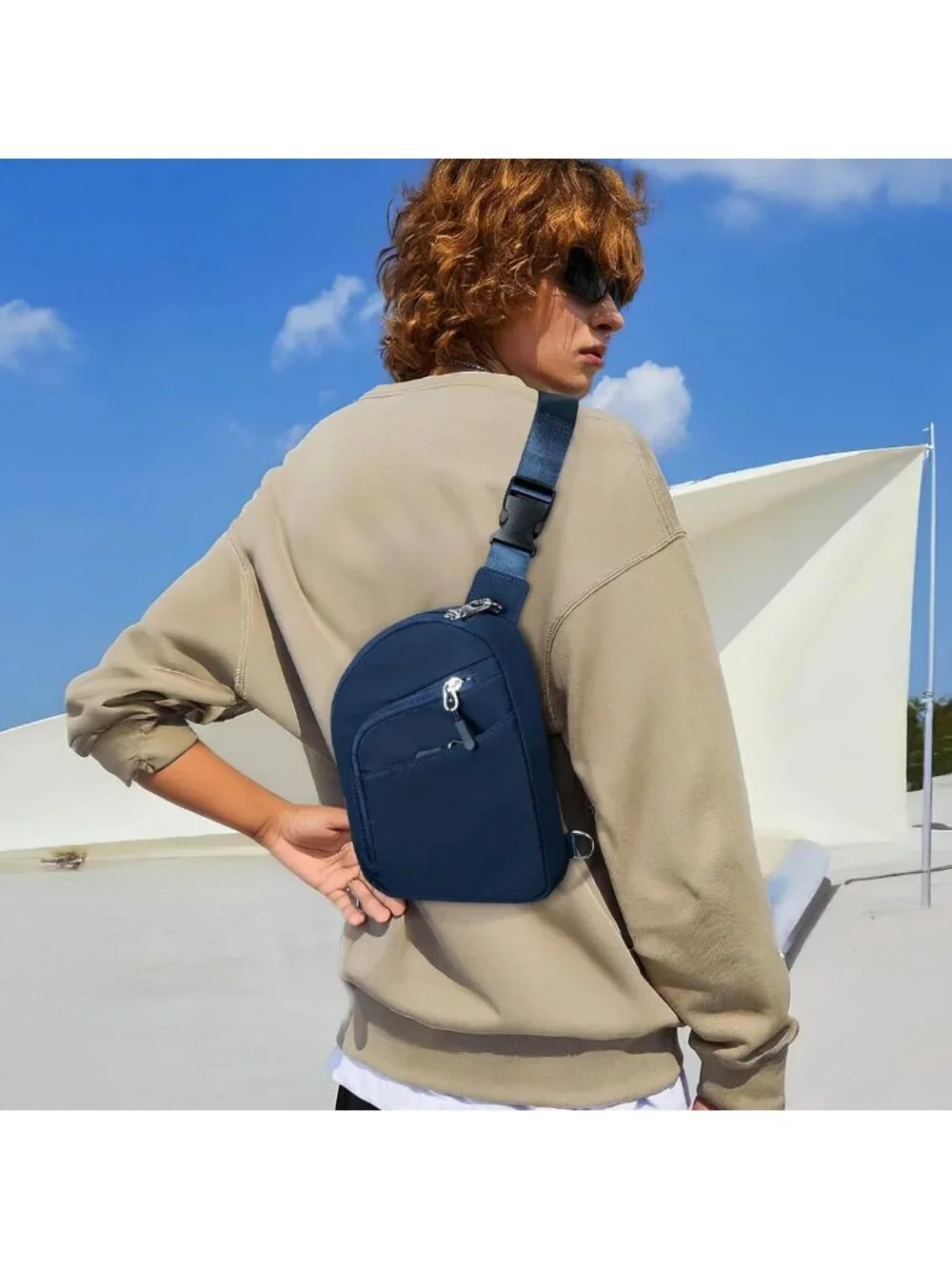 Anti-Theft Sling Crossbody Bag for Travel | RFID Blocking Small Purse Wallet