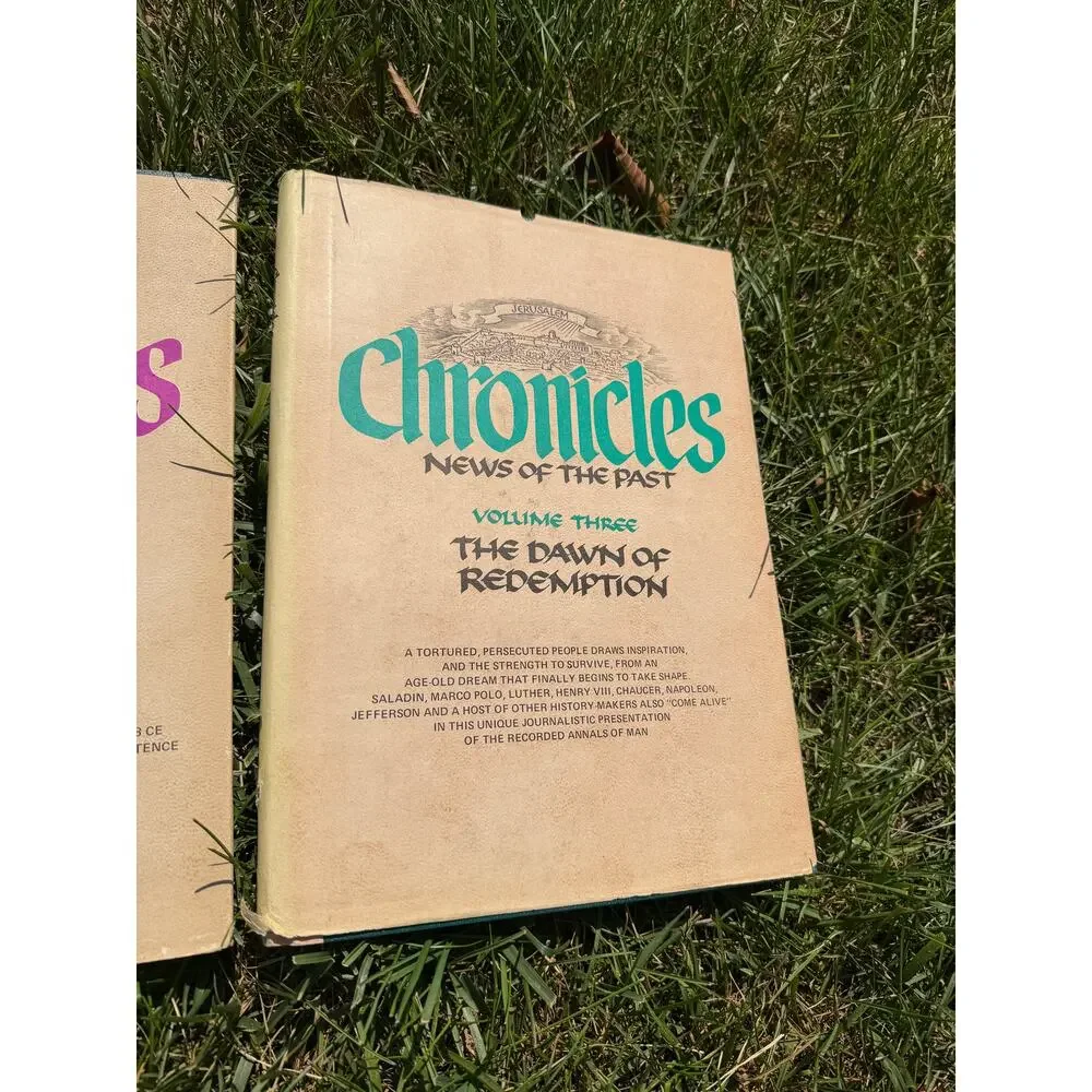 Vintage Jerusalem Chronicles News Of The Past Complete Set 1-3