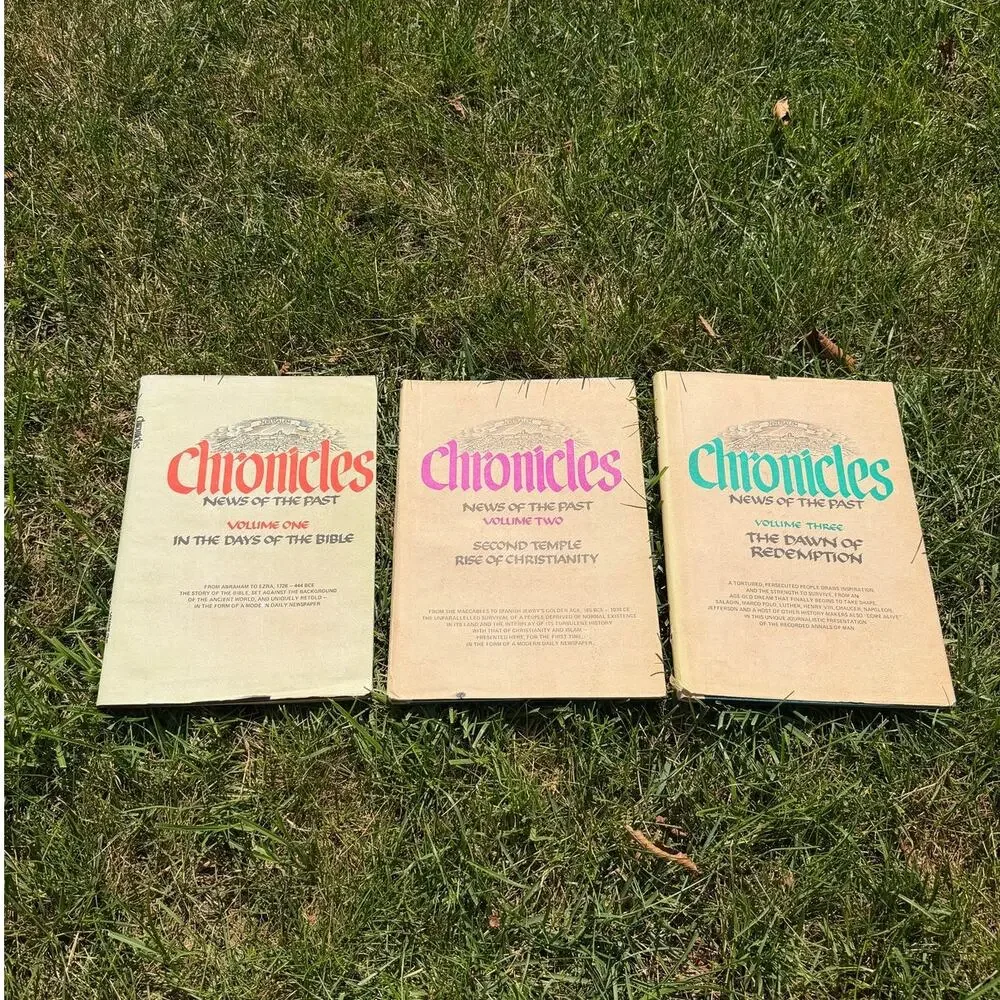 Vintage Jerusalem Chronicles News Of The Past Complete Set 1-3