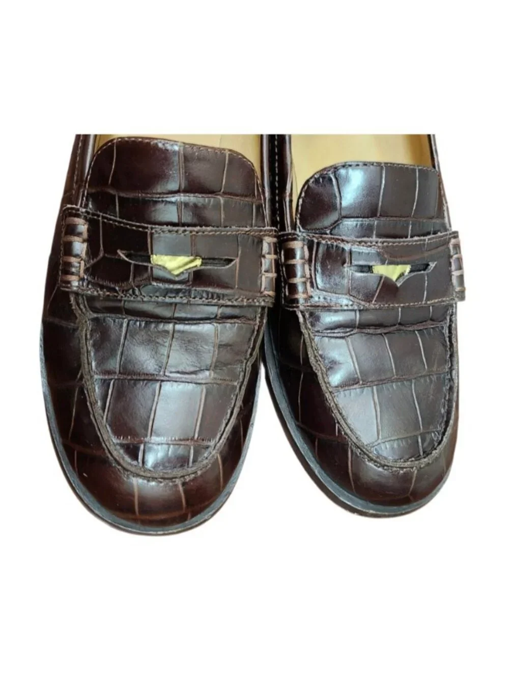 Madewell croc embossed