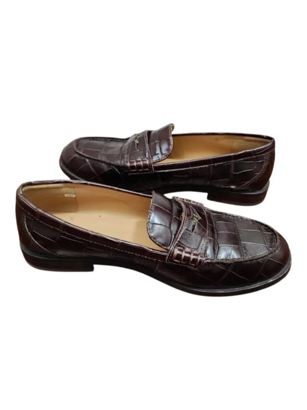 Madewell croc embossed