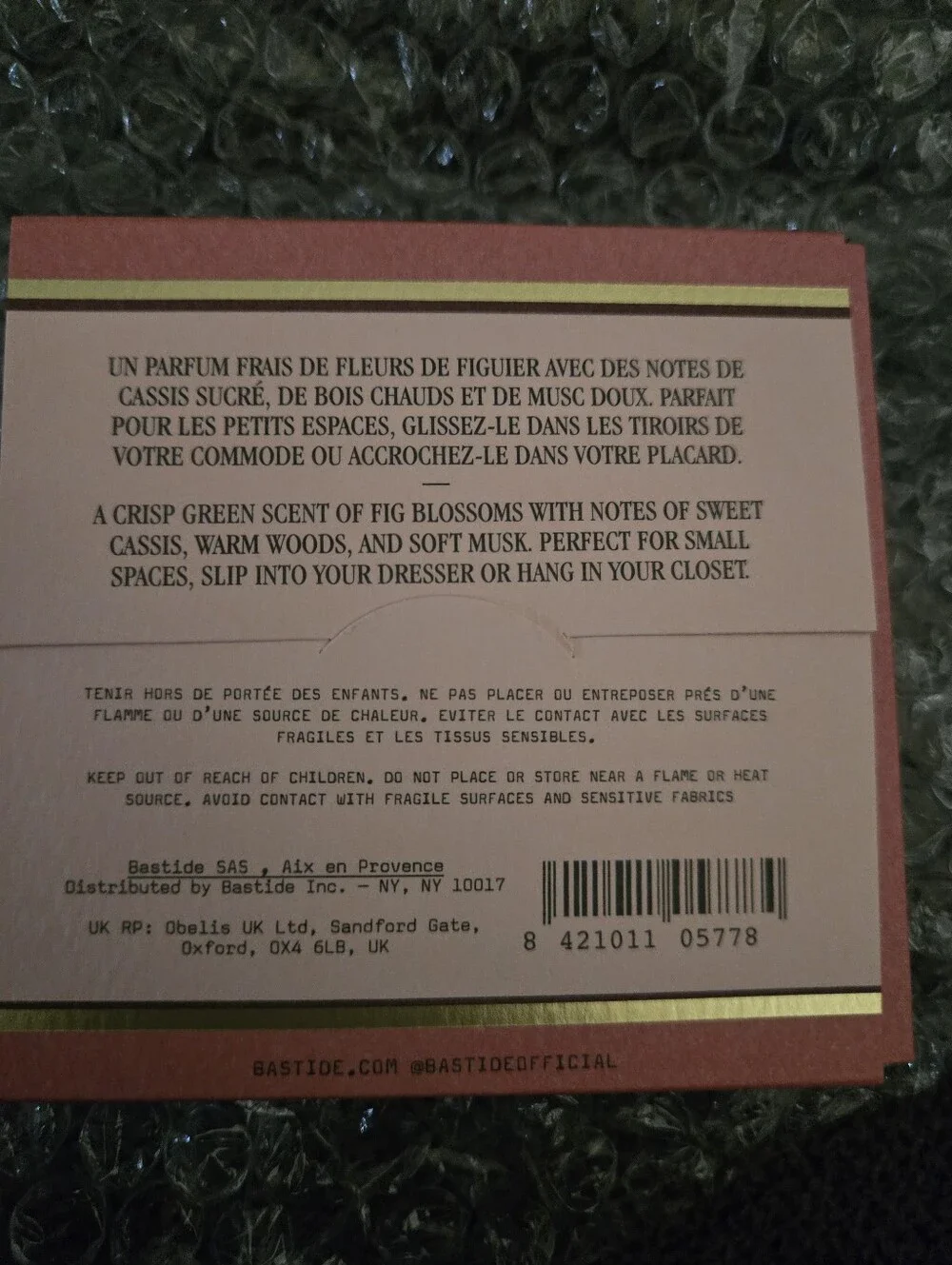 bastide fresh scent