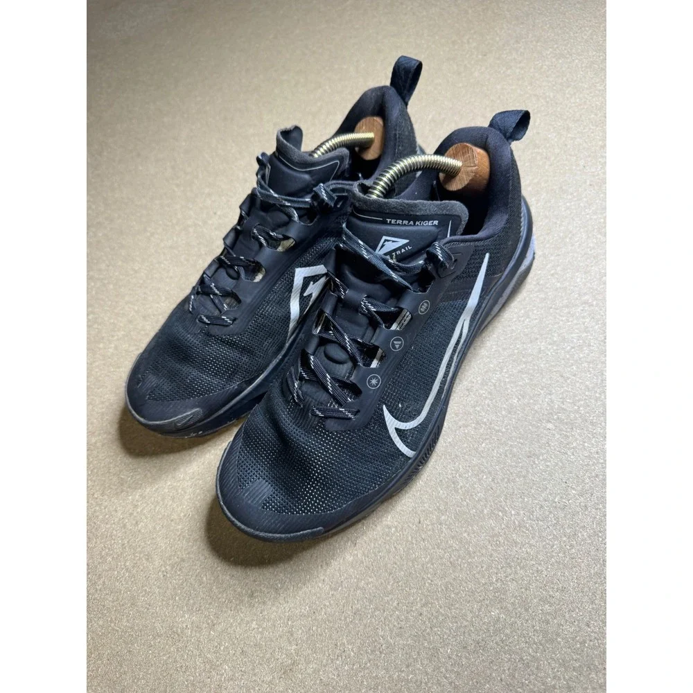 Nike Terra Kiger 9 Trail Running Shoes Black Silver DR2694-001 Mens 10