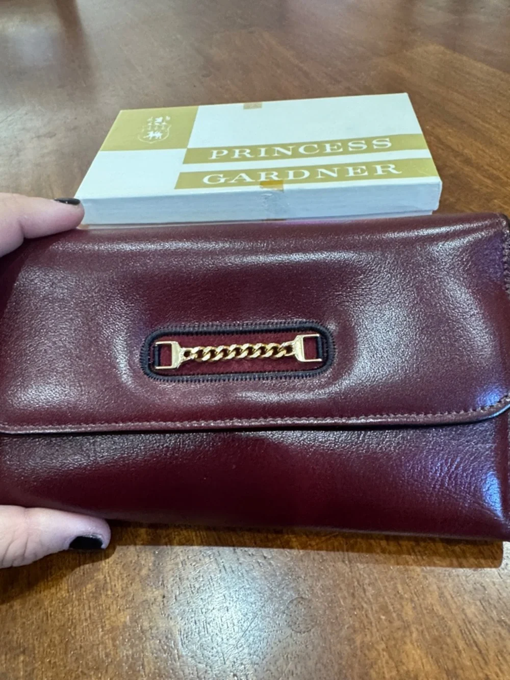 New with Original Box Vintage Princess Gardner Checkbook Wallet Change Purse