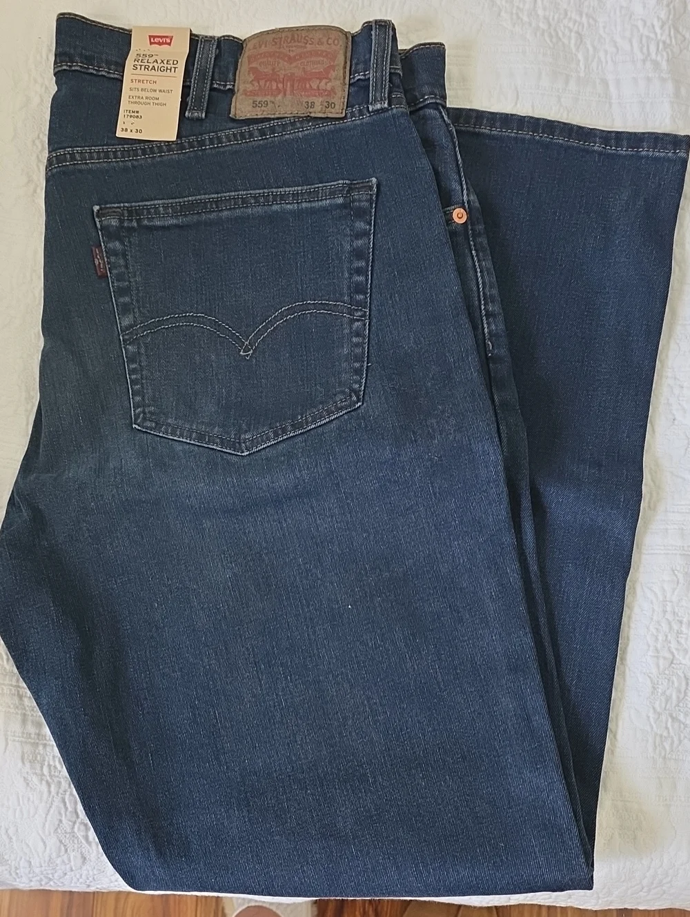 Levi's Relaxed Straight Jeans in Dark Indigo