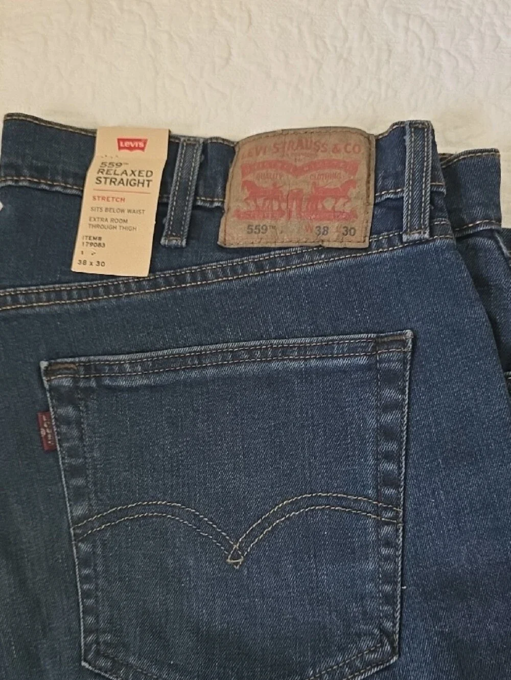 Levis wear through