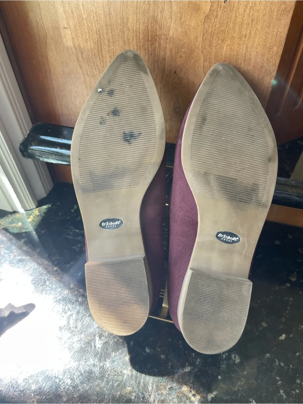 Dr. Scholls suede pointed
