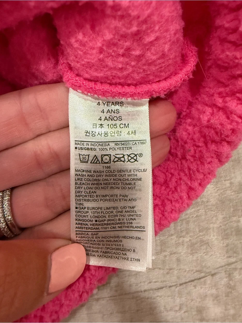 GAP plush sherpa