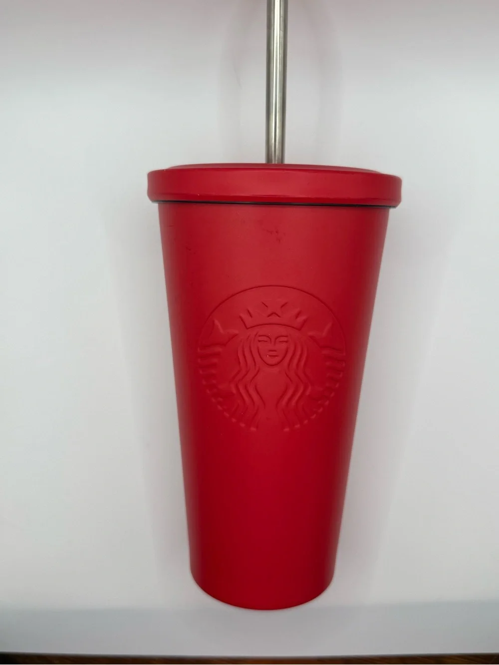 Starbucks bold red
