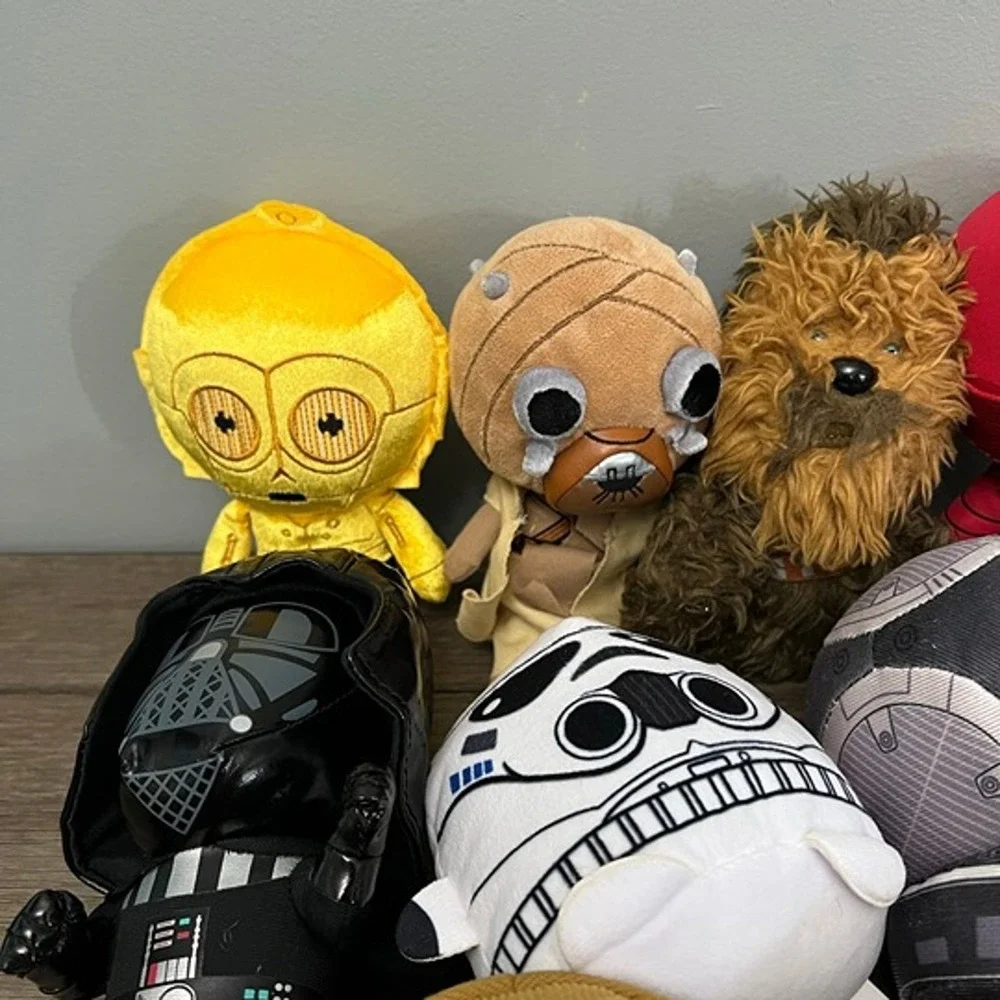 Star Wars Lot of 11 Mixed Plush‎