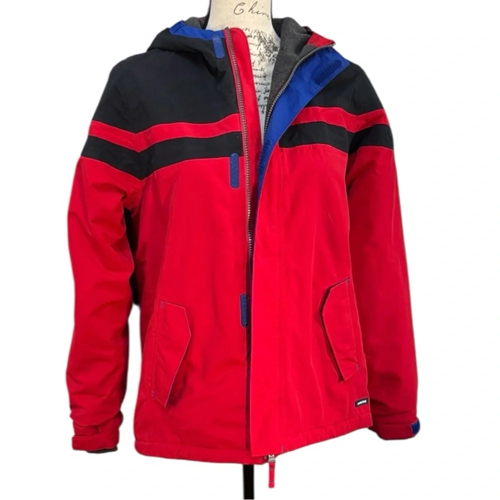 ☔️ Lands' End Squall Performance Jacket Waterproof Youth L 14-16