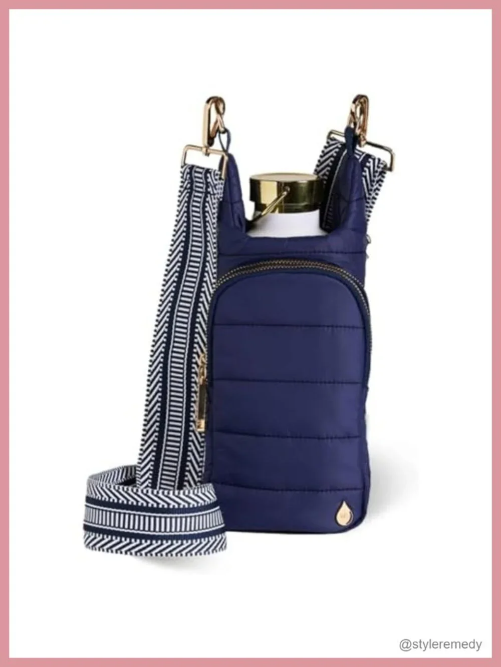 Original HydroBag Crossbody Water Bottle Holder with Phone Pocket, Fits Bottles
