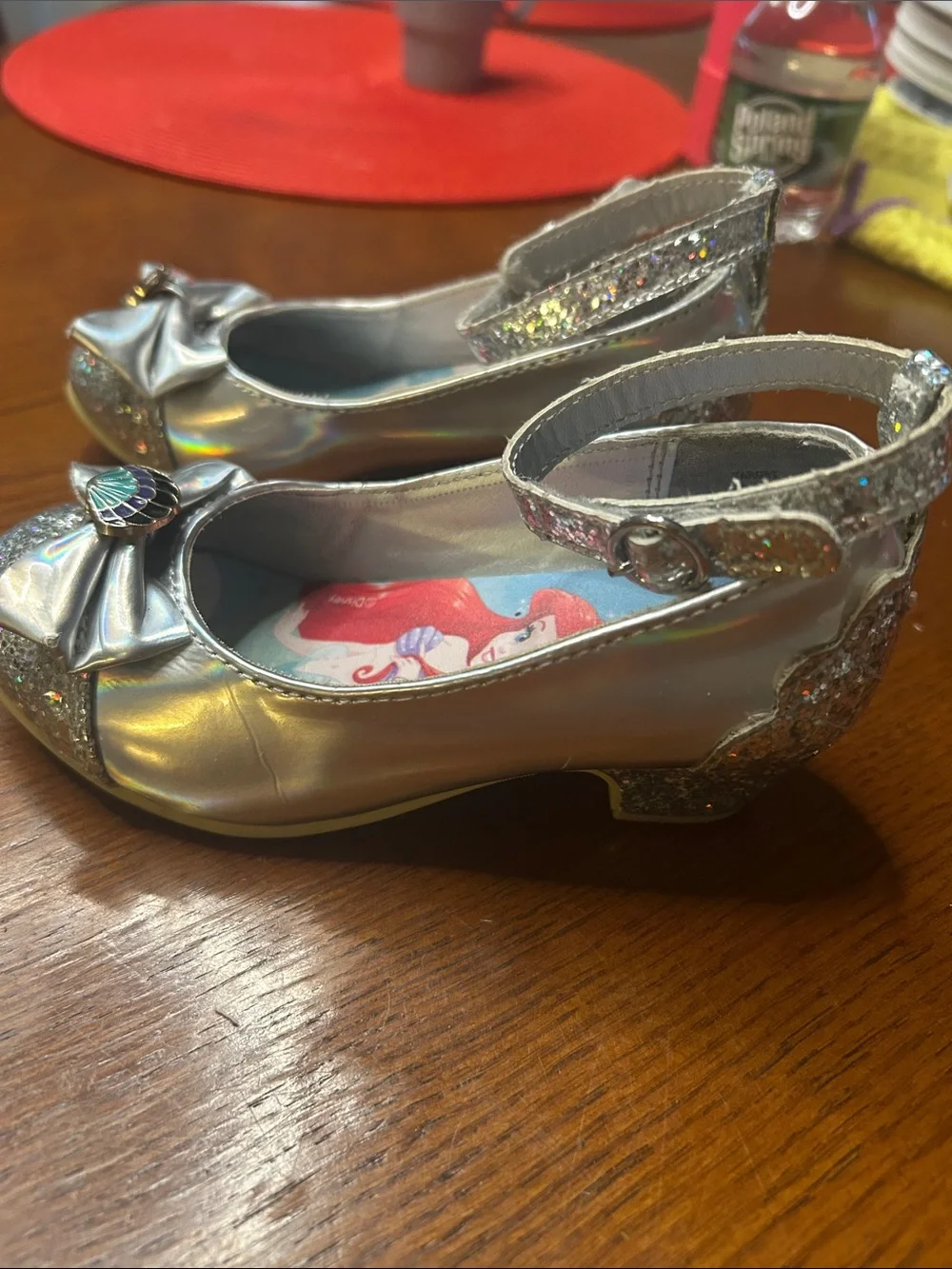 Disney shell bows shoes