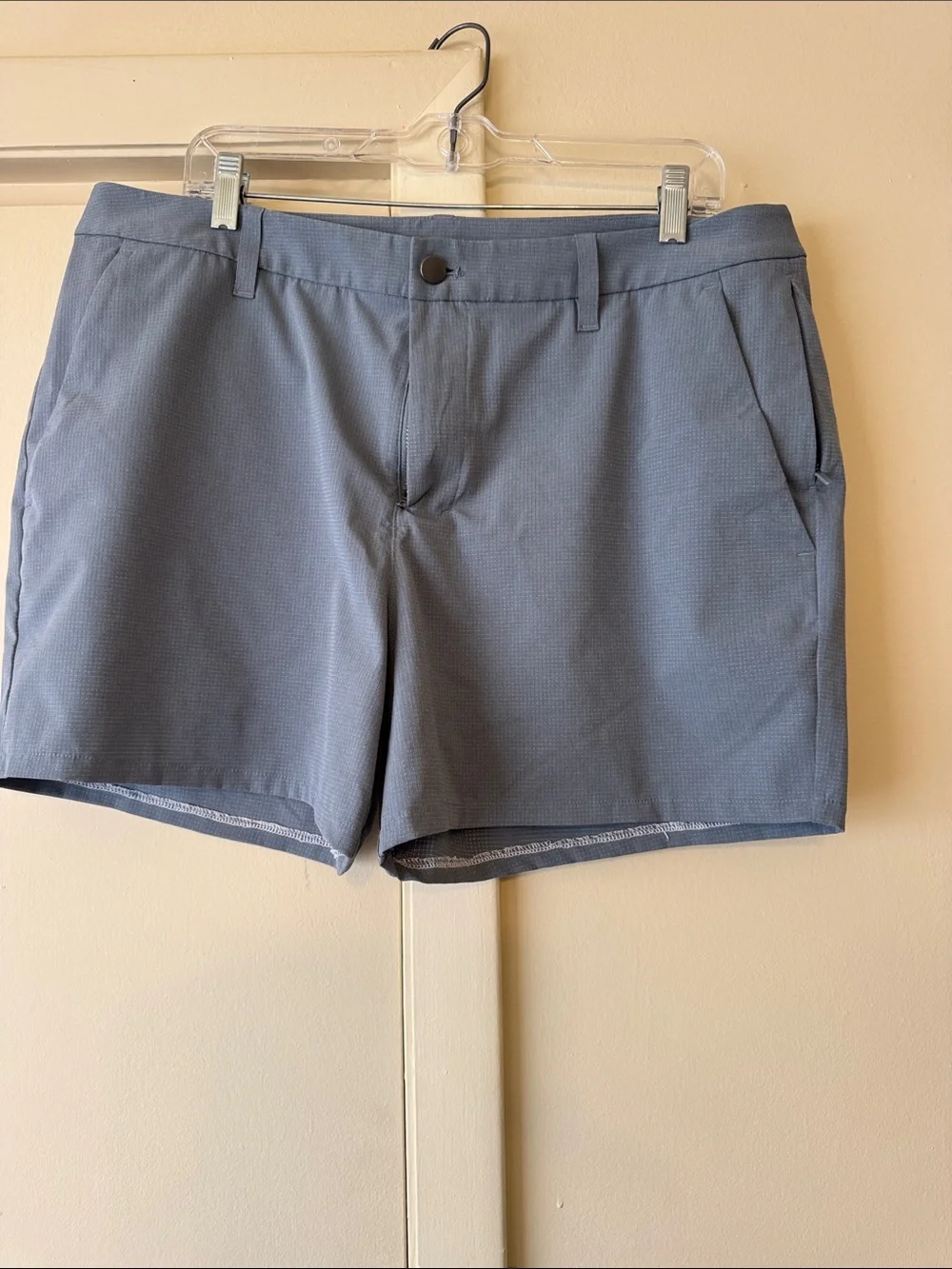 lululemon athletica Men's Flat-Front Shorts - Slate