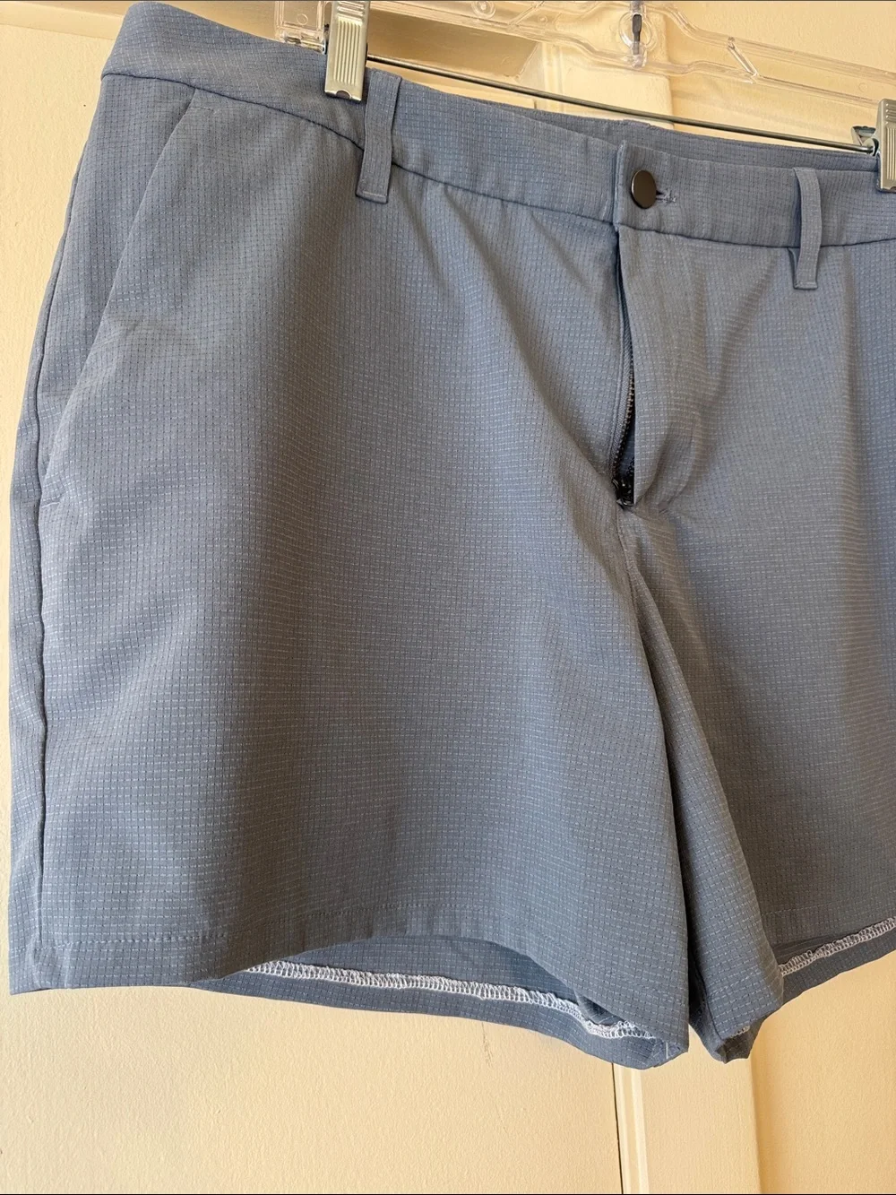 lululemon athletica Men's Flat-Front Shorts - Slate