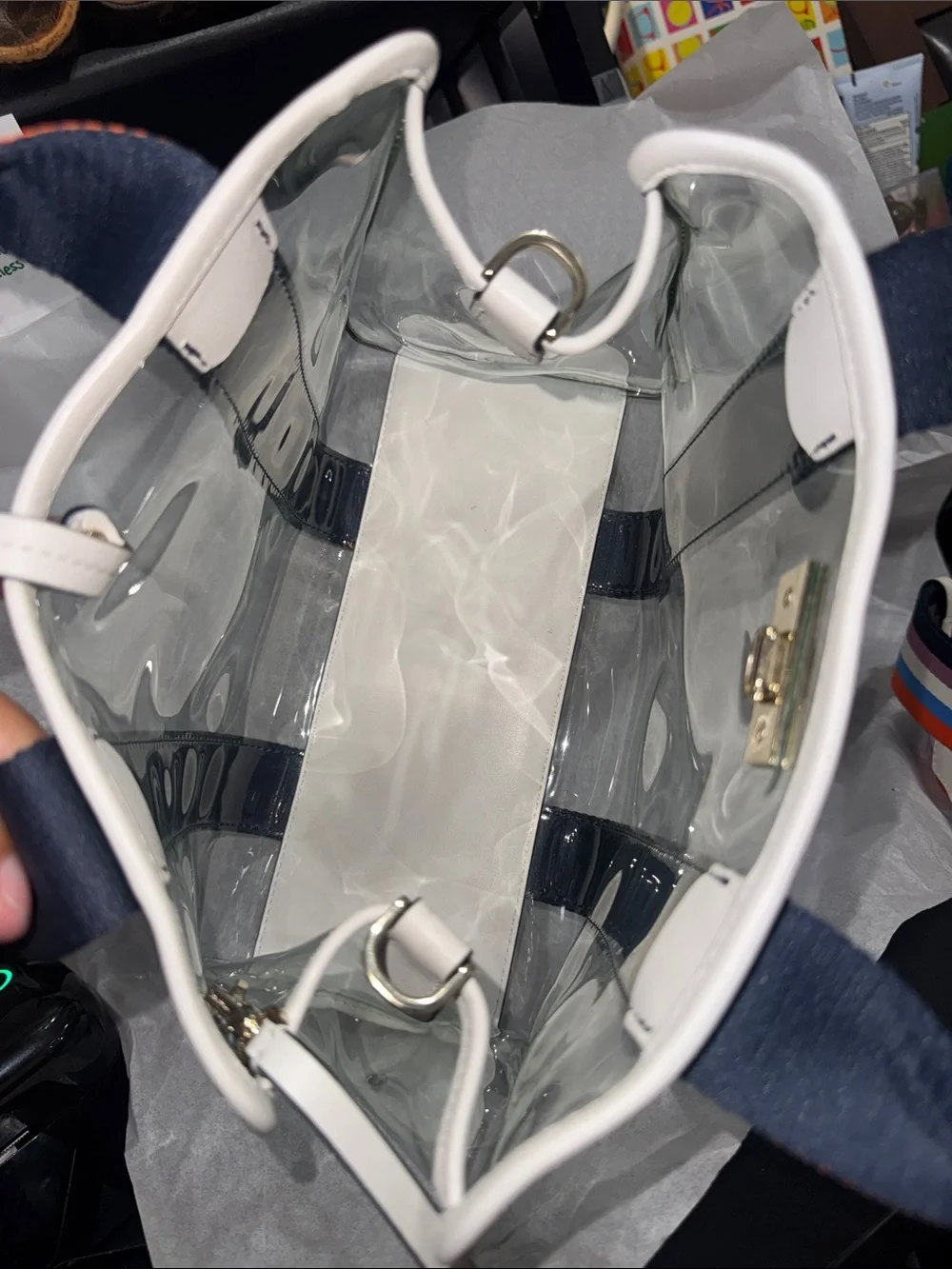 kate spade transparent tote