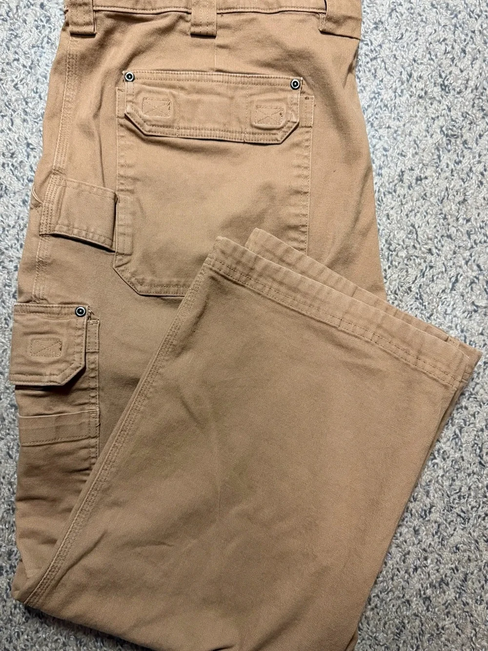 Duluth Men's Fire Hose Cargo Pants in Brown - 48x30