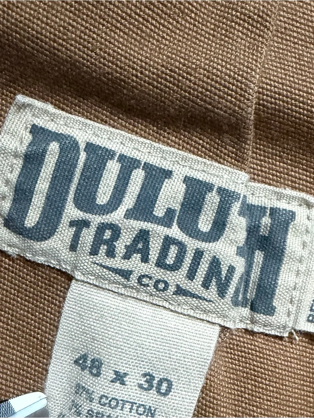 Duluth Men's Fire Hose Cargo Pants in Brown - 48x30
