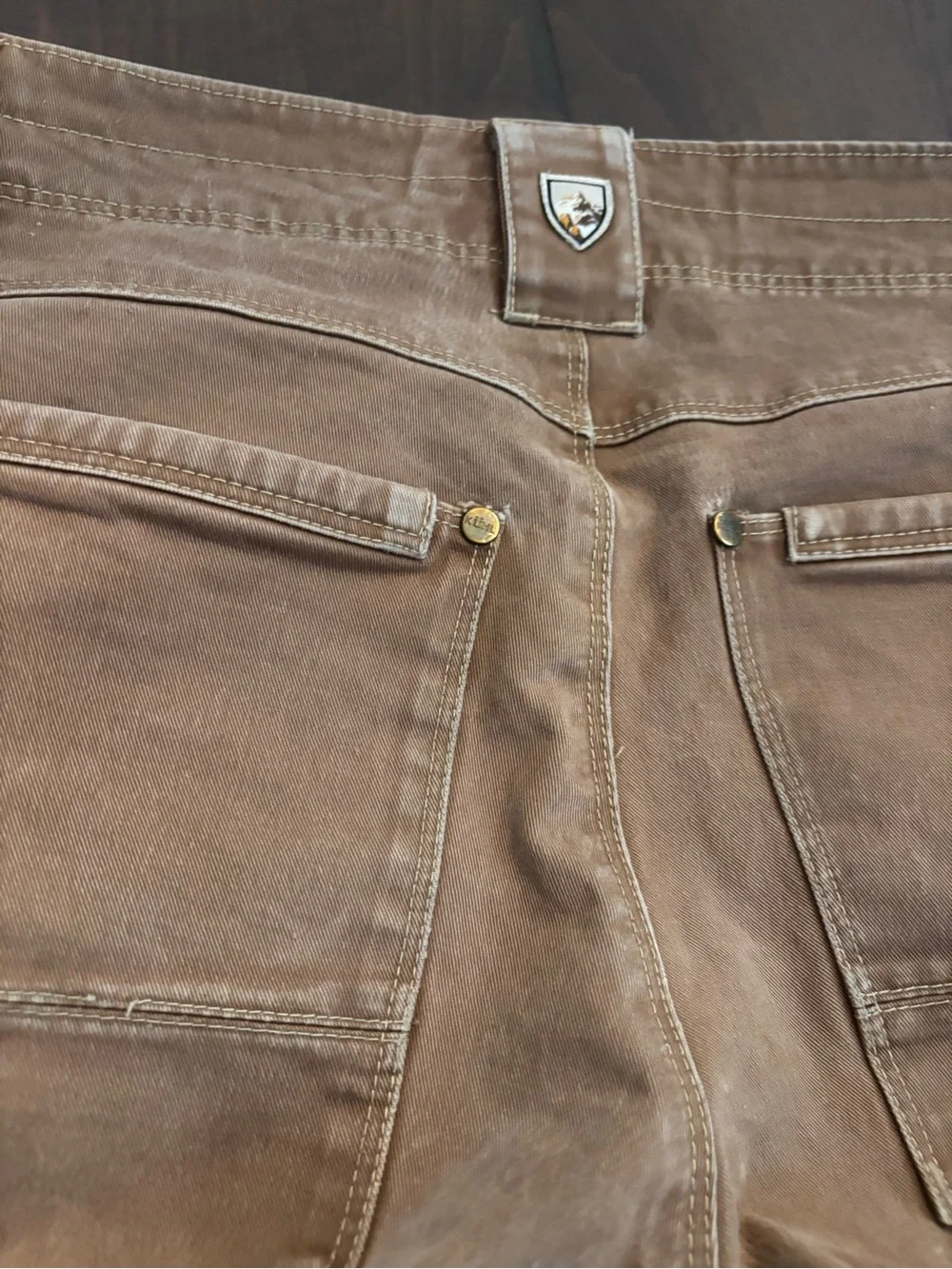 Kuhl Men's Rydr  Pants in Light Brown 30x32