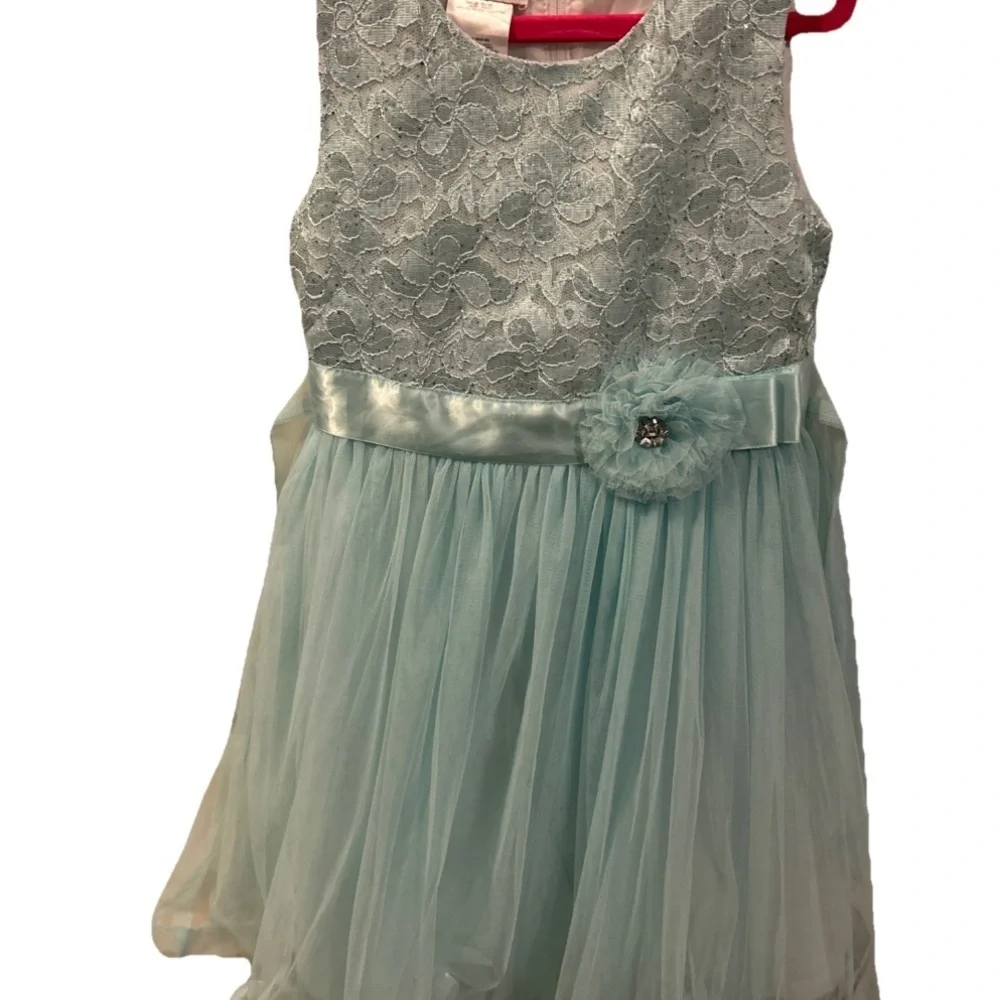 Jessica Ann Blue Lace Dress 6X