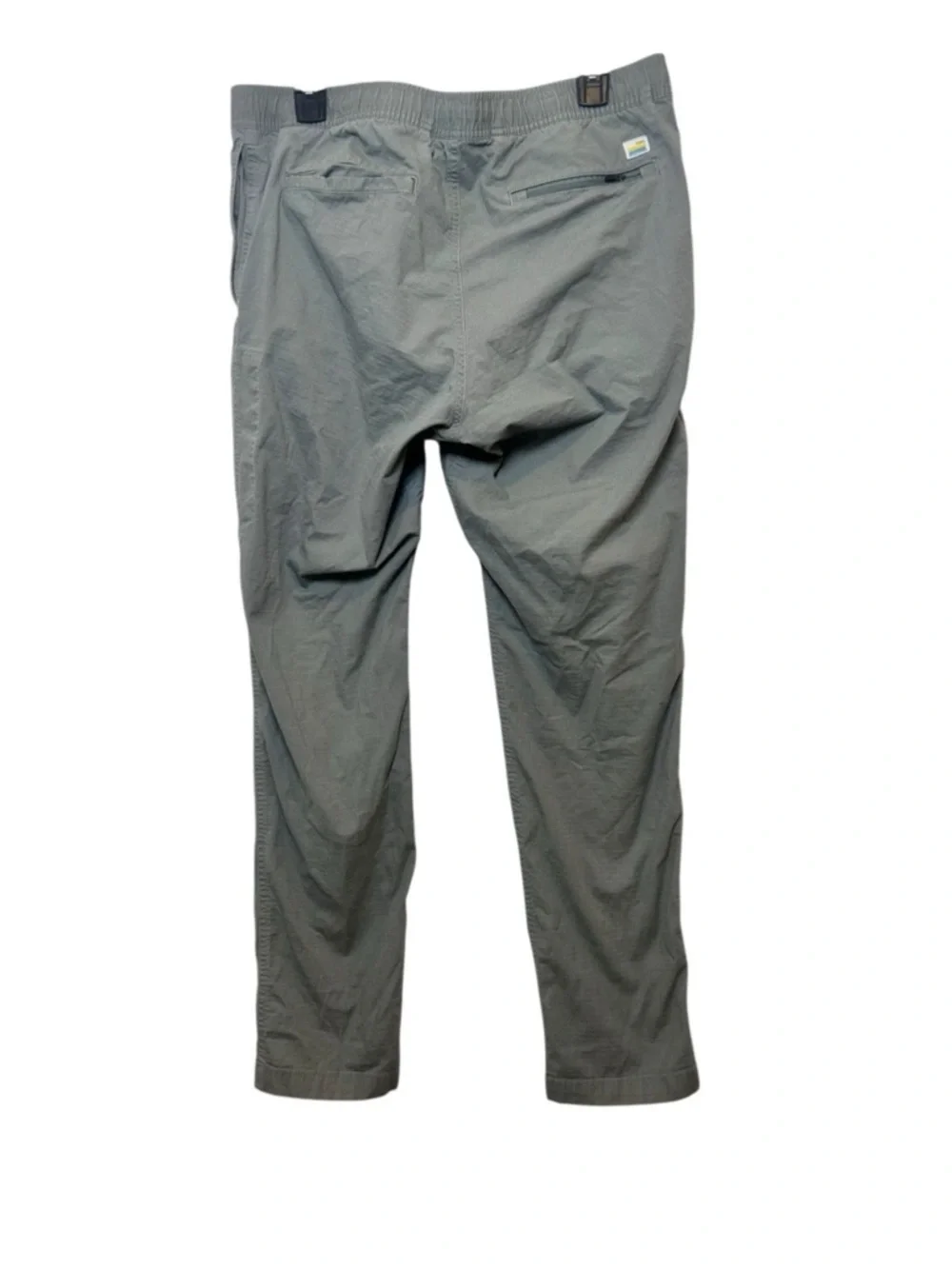 Vuori Men’s Gray Ripstop Drawstring Performance Pants Athletic Travel Size Large