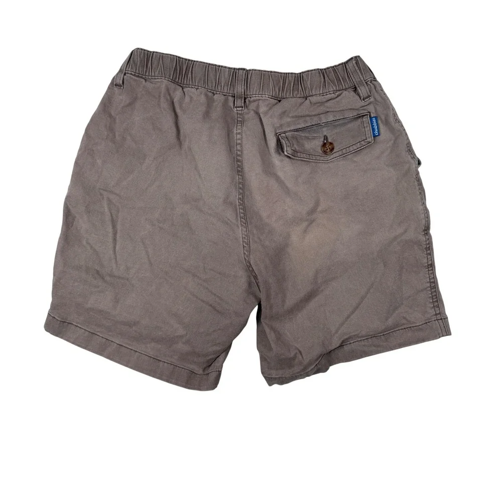 Chubbies Shorts Tan Khaki Stretch Twill Mens small Regular Fit 7