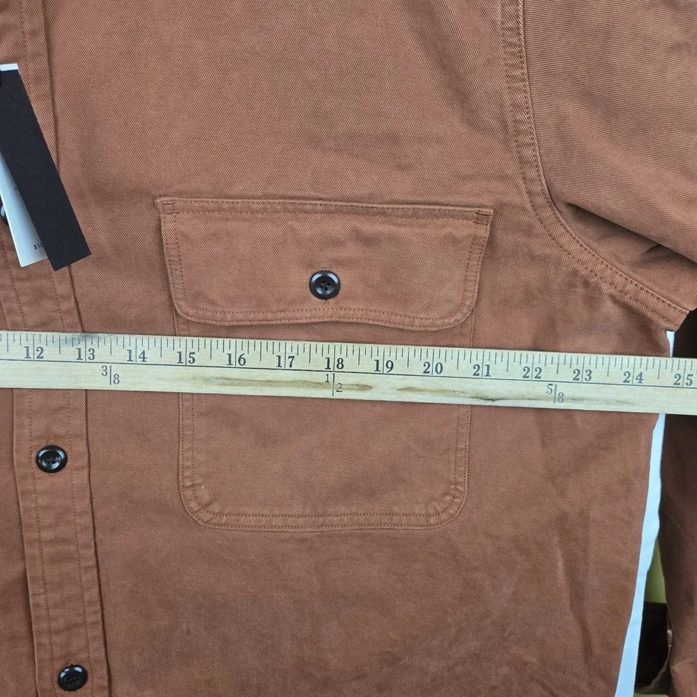 Banana Republic Standard Fit Cotton Heavy Twill Mens XL Shirt Curdoroy Collar