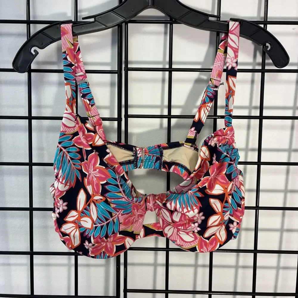 Swimsuits for All Women's Leader Bra Sized Underwire Bikini Top 36DD