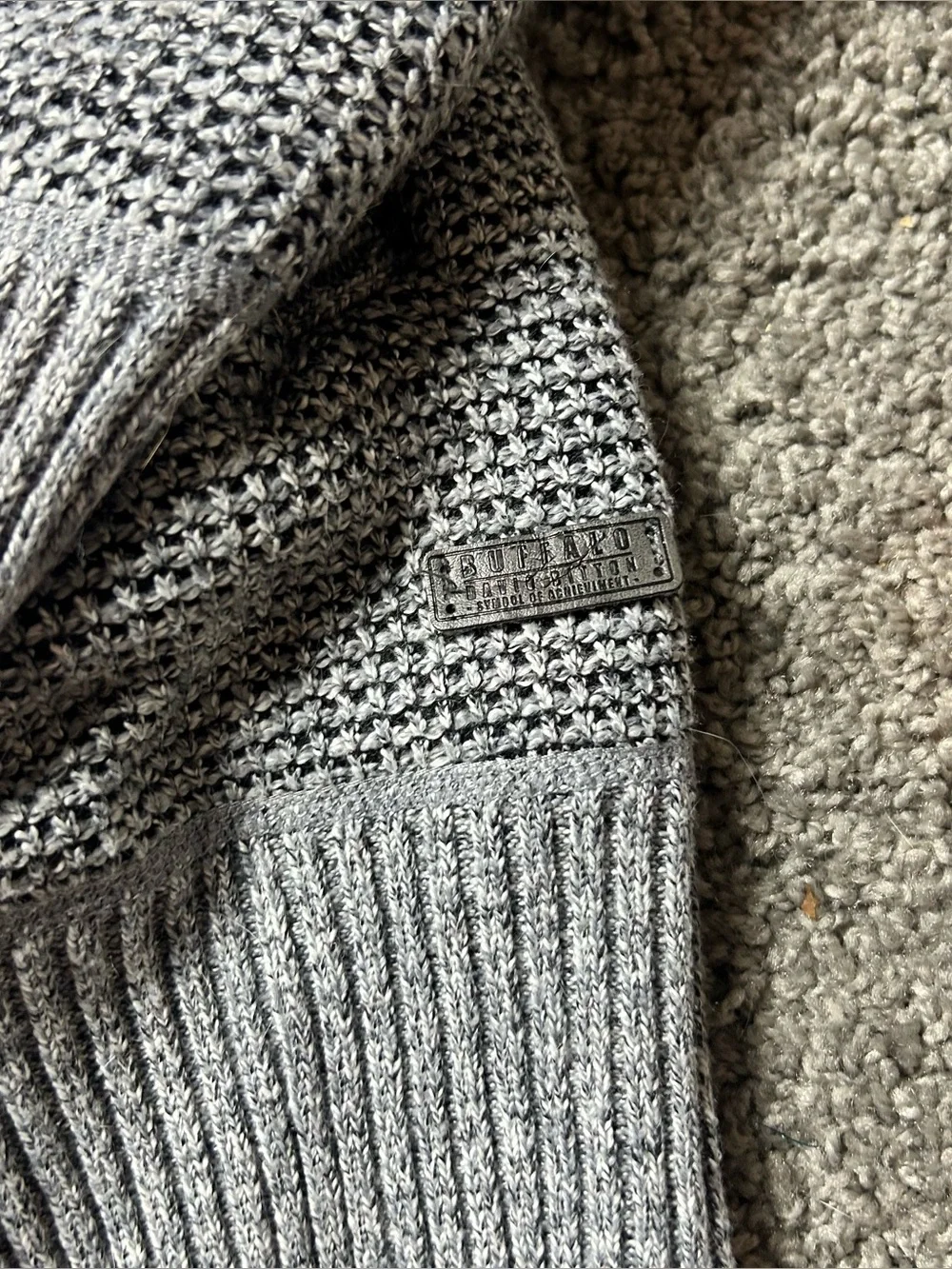 Men’s Fleece lined Cardigan Sweater