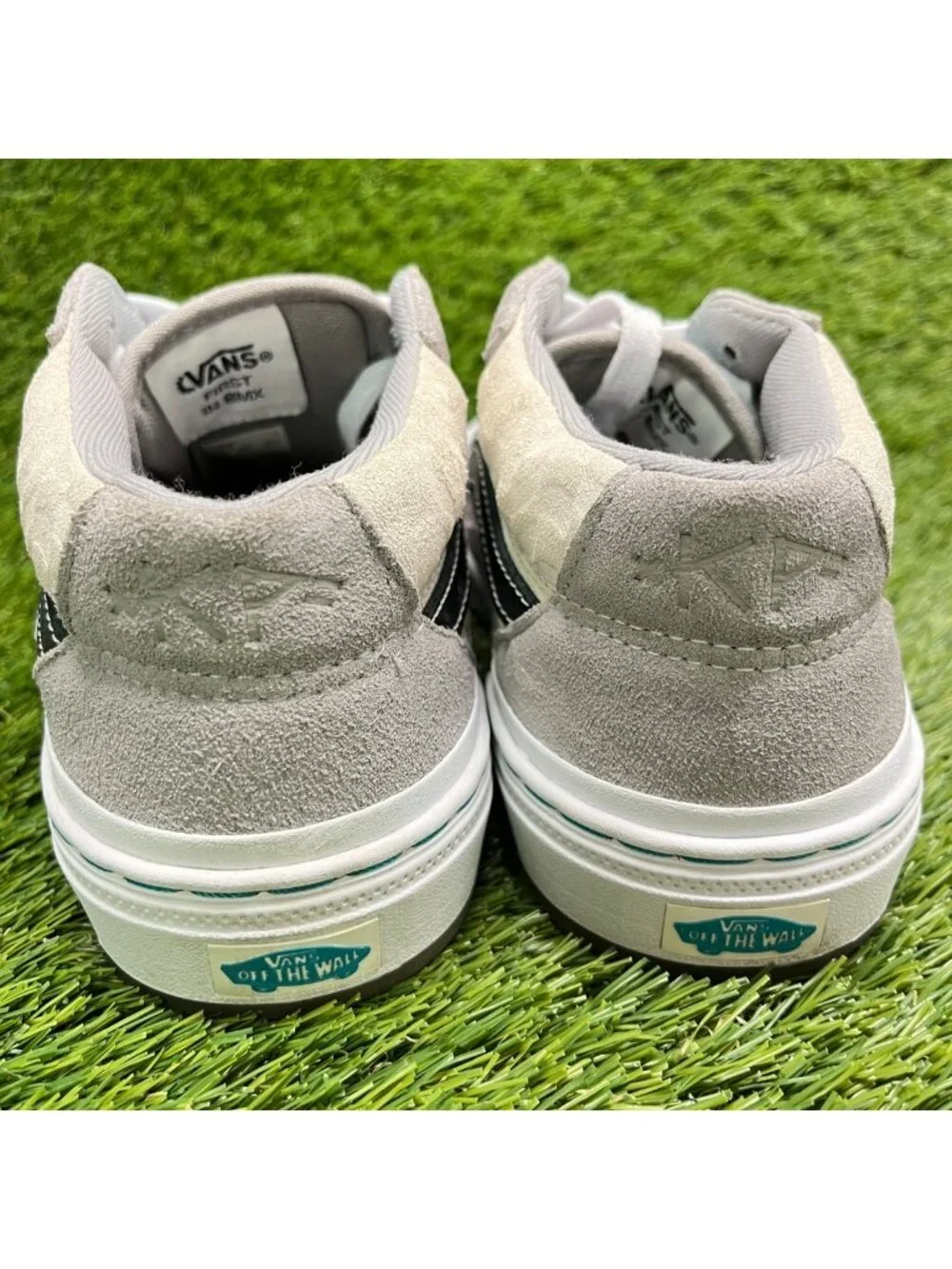 Vans BMX Style 114 Kevin Peraza Mens Size 5.5 Gray Athletic Skate Shoes Sneakers
