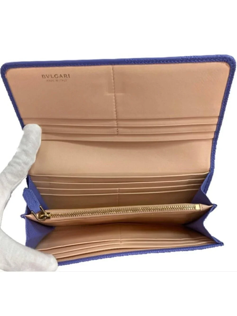 Bvlgari Logo Clip Bifold Wallet