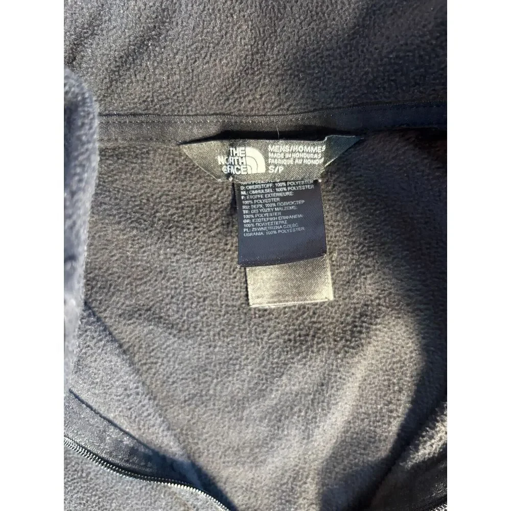 The North Face Sweatshirt Men's S Black Fleece Polyester Long Sleeve Quarter Zip