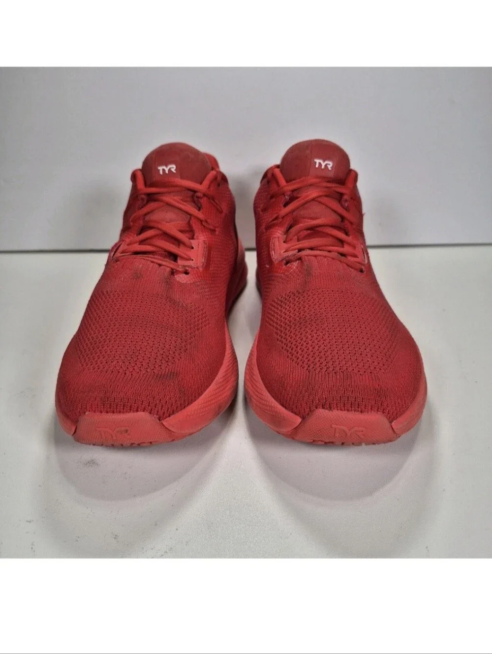 TYR Techknit RNR 1 Red Shoes Men Size 12 Women Size 13.5 Running Sneakers