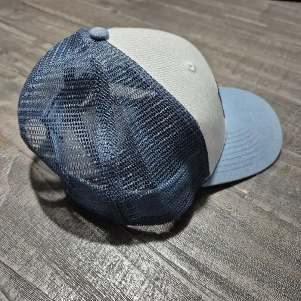 Patagonia Trucker Hat Men One Size Blue Netplus Recycled Cap Snapback Logo