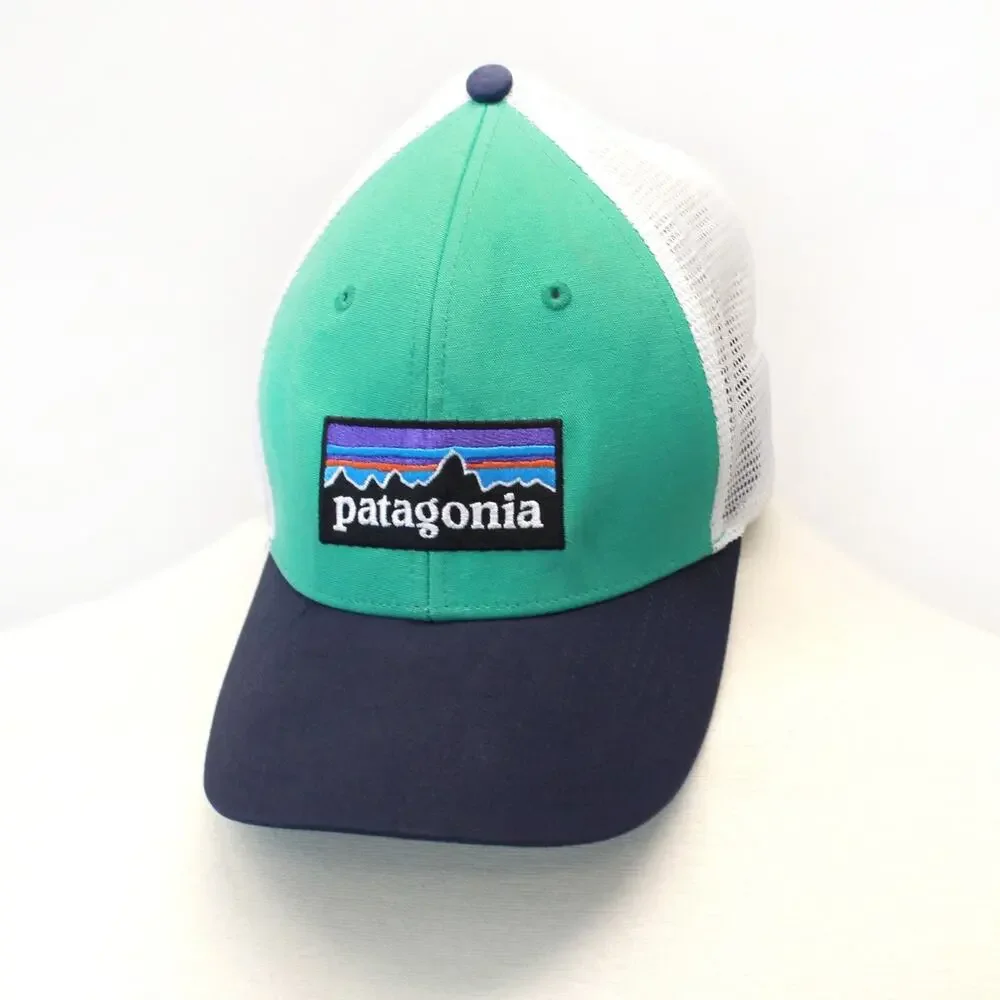 Patagonia Green Organic Coton Trucker Hat Cap One Size