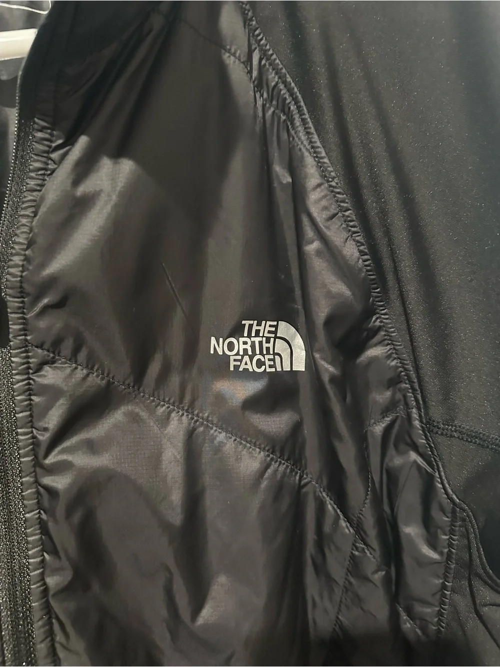 The North Face Black Lightweight Hybrid Jacket