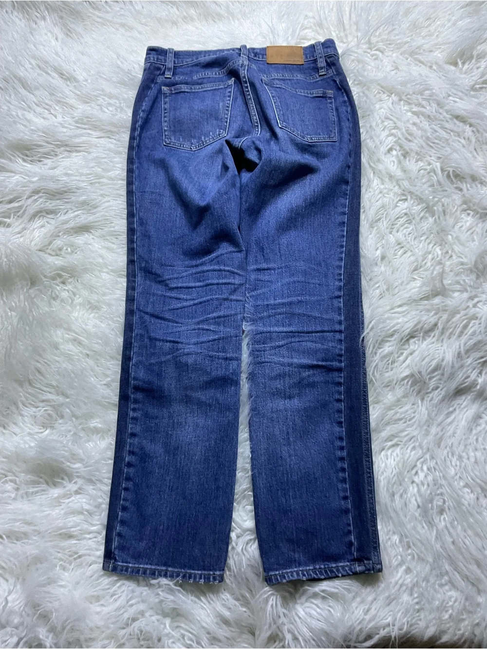 J Crew Vintage Straight Jean in Two Tone Denim