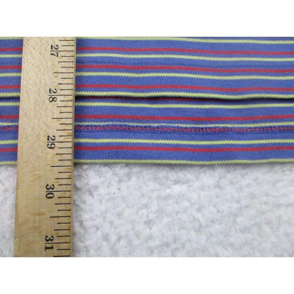 Ralph Lauren Polo Shirt Mens XL Purple Striped Short Sleeve Pony Logo *READ*‎