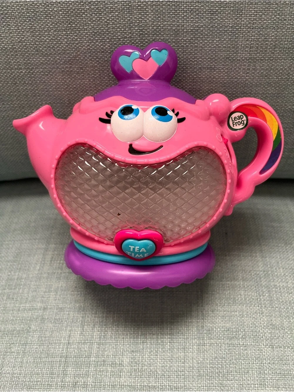 Leap Frog Musical Rainbow Tea Party Teapot/Kettle Light-Up 2018 Mirror Top Works