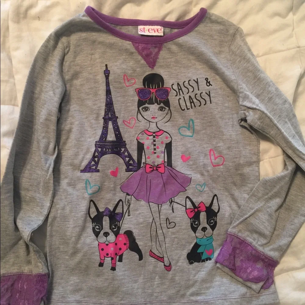 St Eve Sassy & Classy Long-Sleeve T Size 8