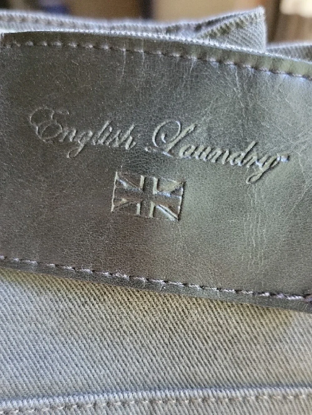 English Laundry Mens 5 Pocket Mid-Rise 365 Pant Grey 34x30