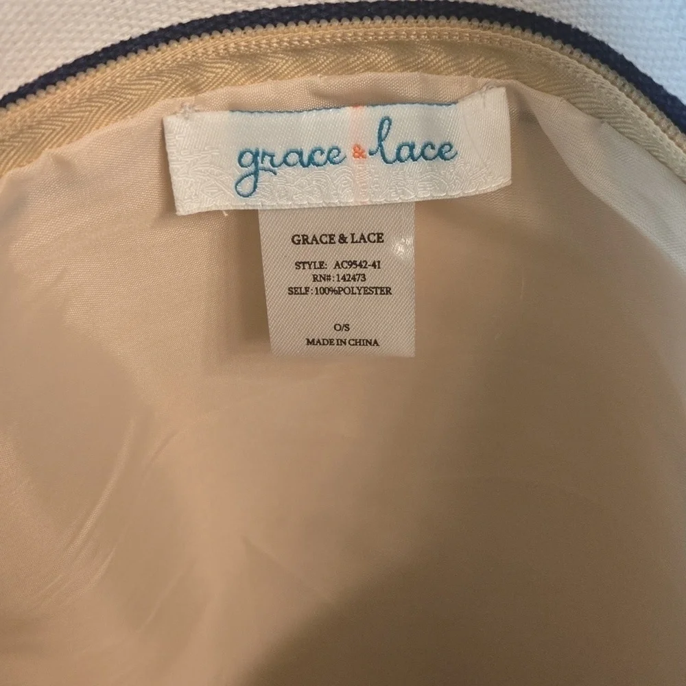 Grace & Lace tags blue
