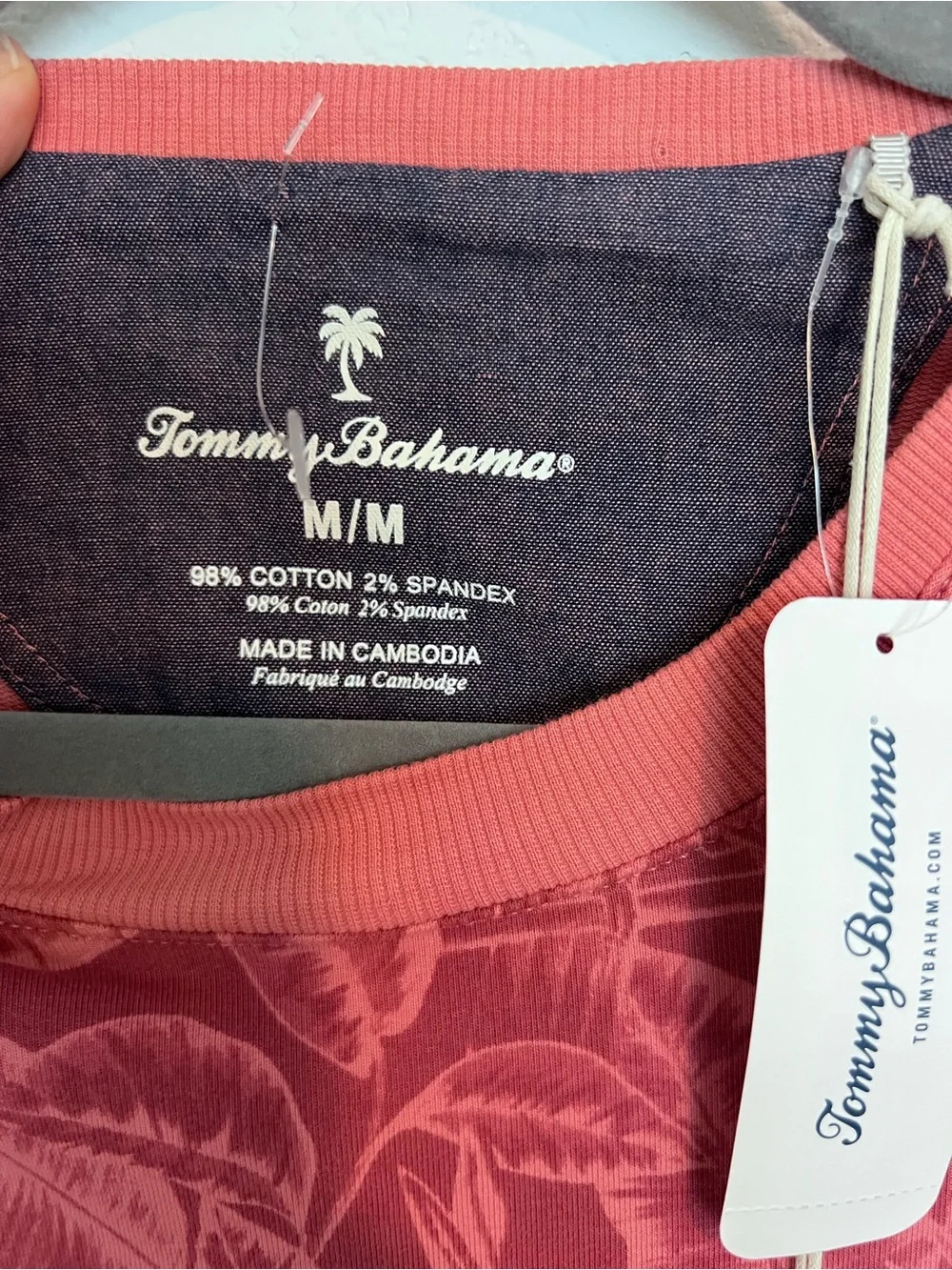 Tommy Bahama Indigo Palms Tropical Crewneck Sweatshirt Men’s M NWT