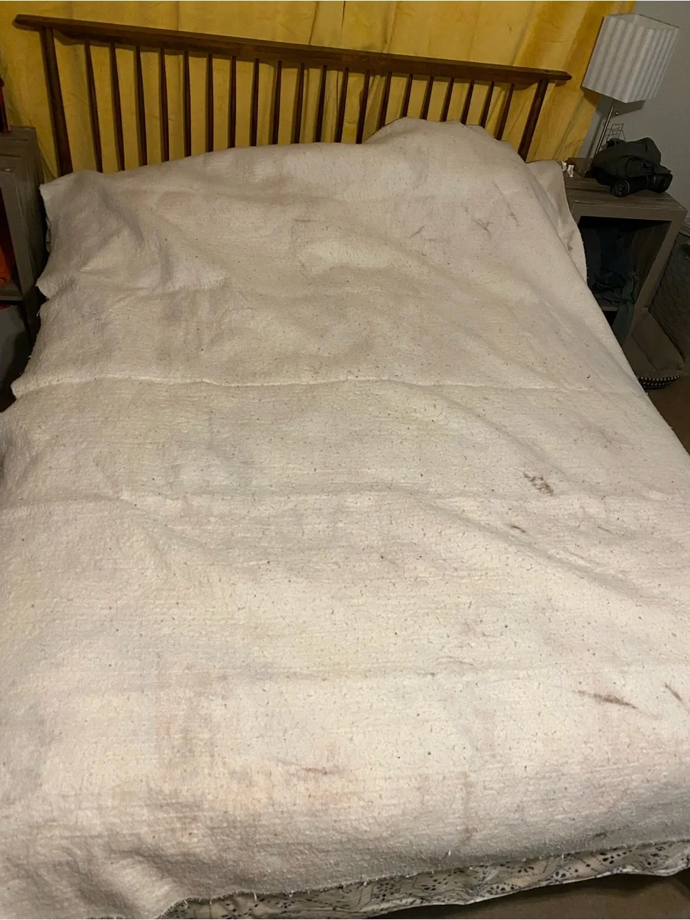 Vintage Made In USA Twin XL Acrylic‎ Polyester Horse Blanket 85 X 69in