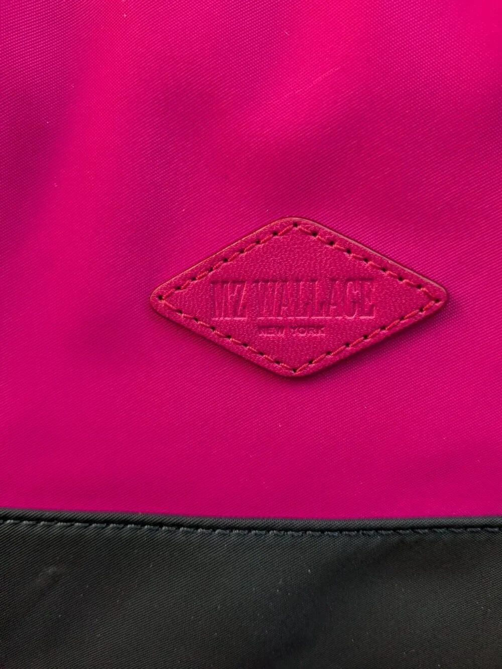 MZ Wallace Large Black/Pink Nylon Work Bag